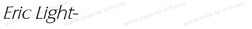 Eric Light字体转换